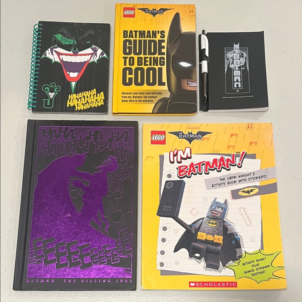 Collection of 5 Batman Books